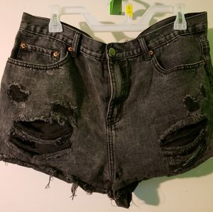 Denim Co. Used High Waisted Jean Shorts